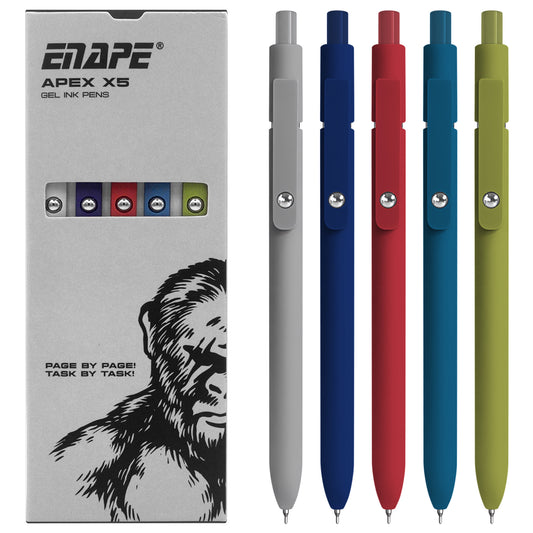 Gel Pen Set – 5 Pack - Apex x5