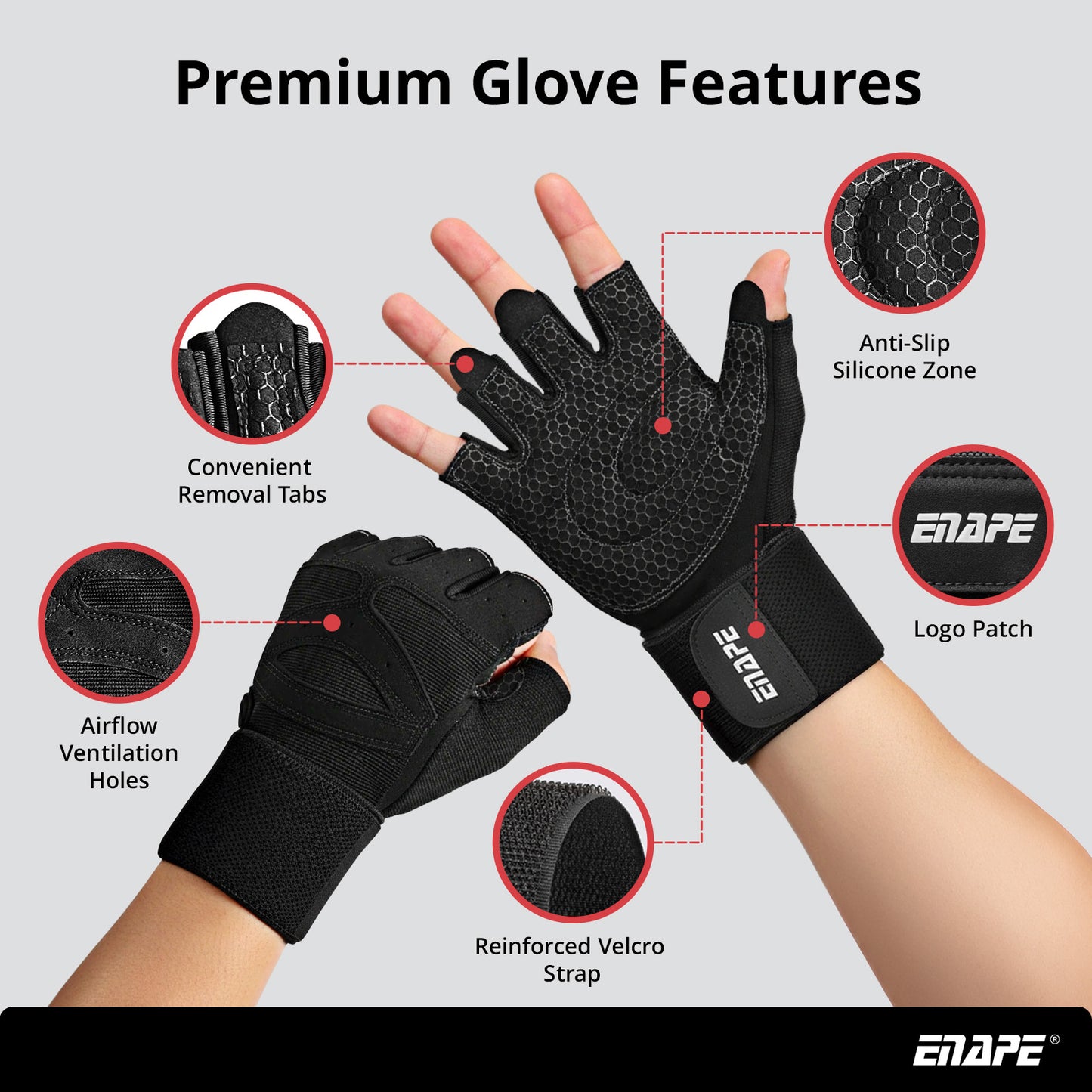 Training Gloves – Grip & Wrist Support