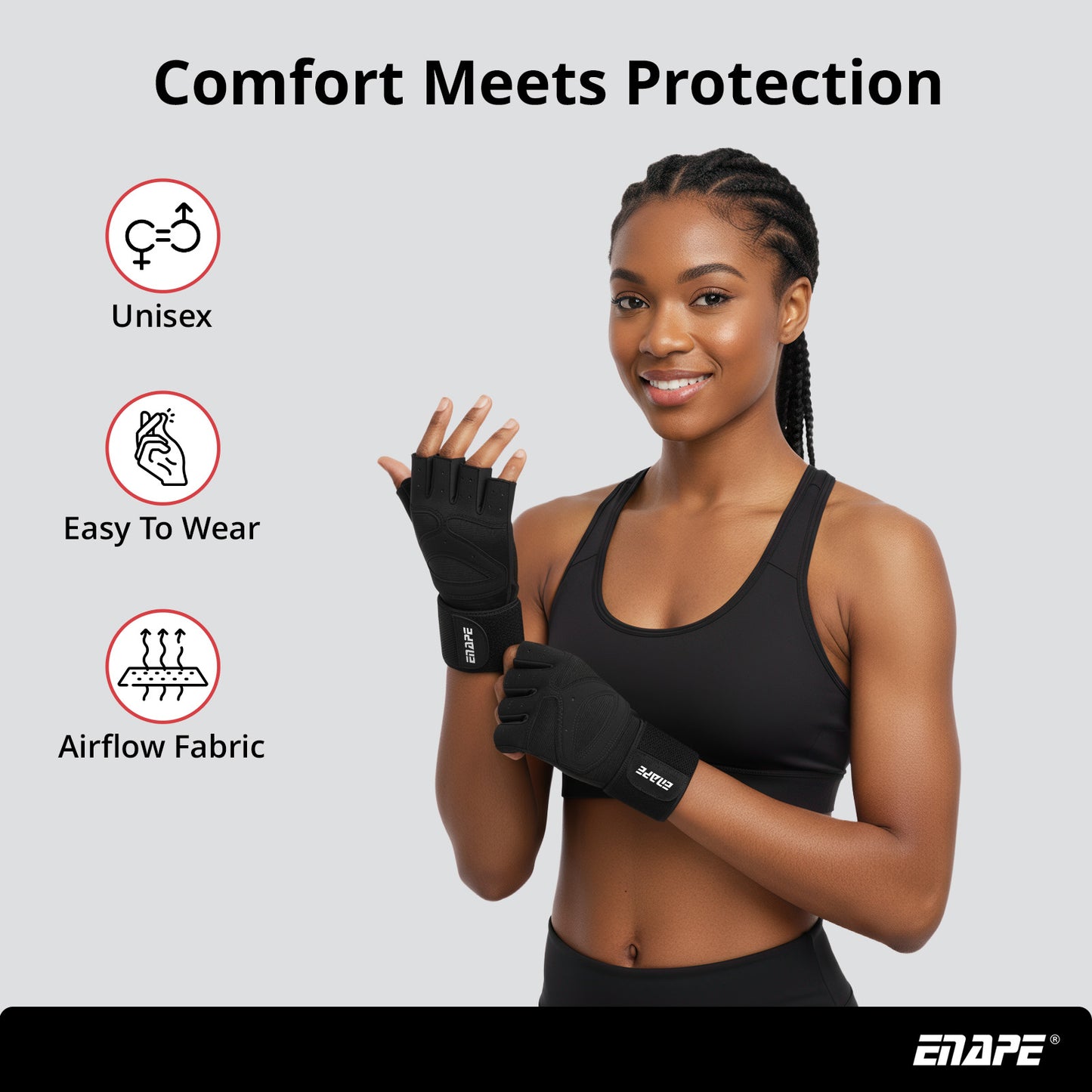 Training Gloves – Grip & Wrist Support