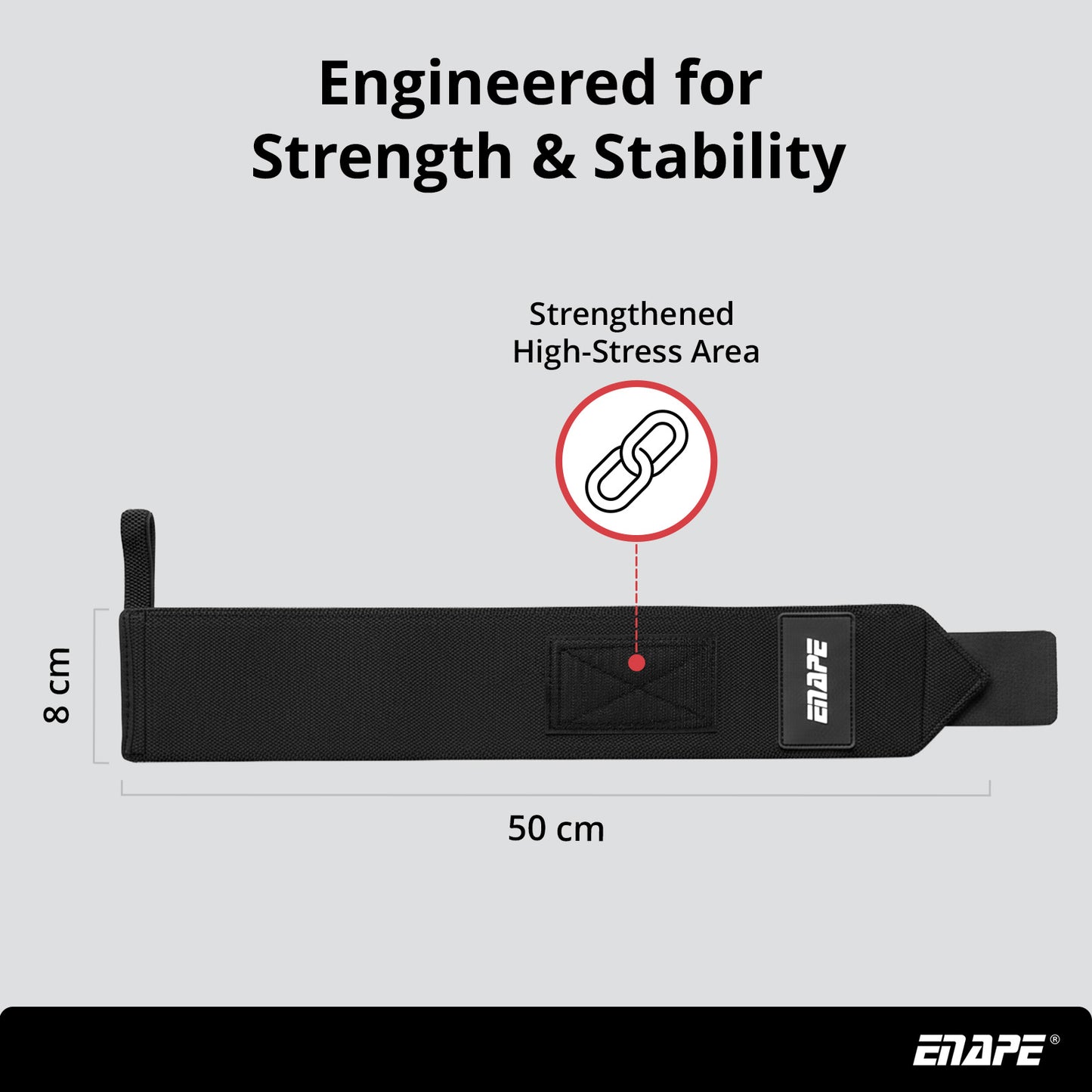 Wrist Wraps – 45 cm Strength Training Support