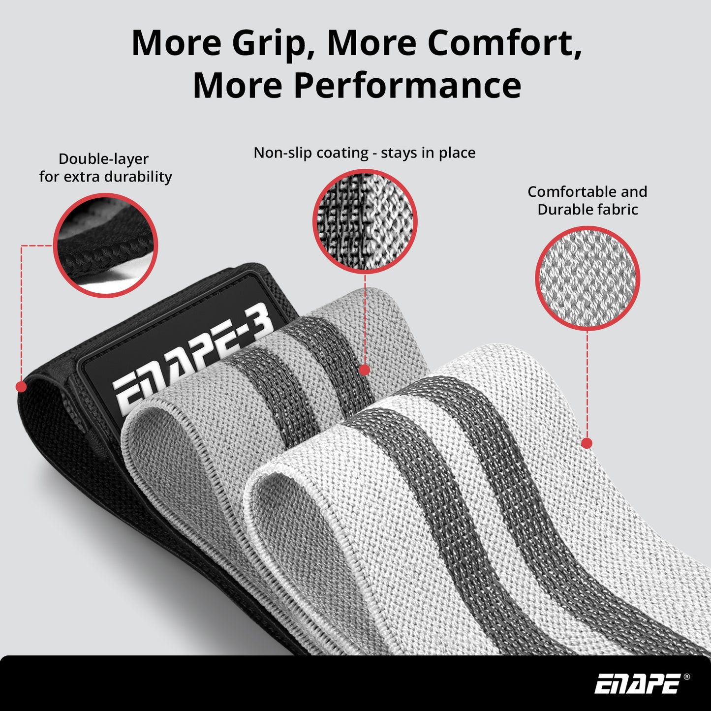 Resistance Bands – 3 Levels Set