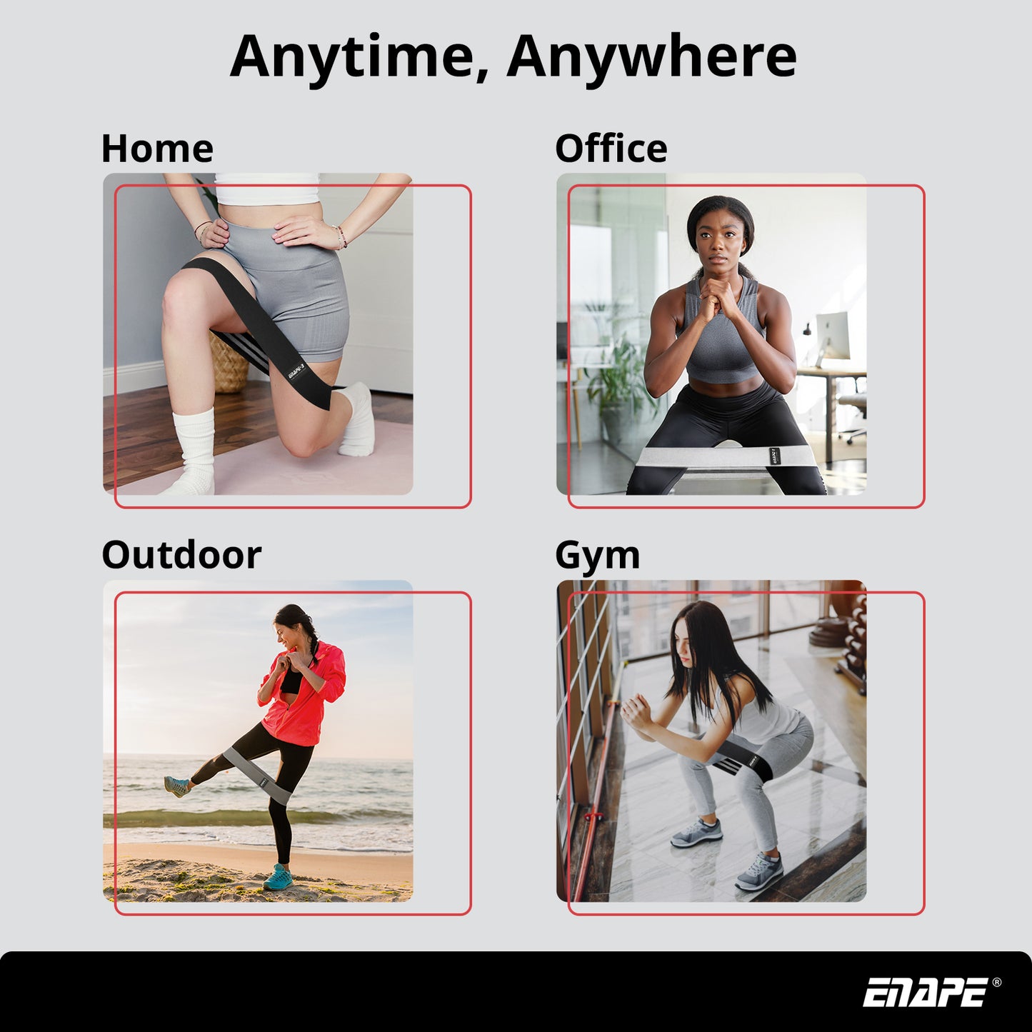 Resistance Bands – 3 Levels Set